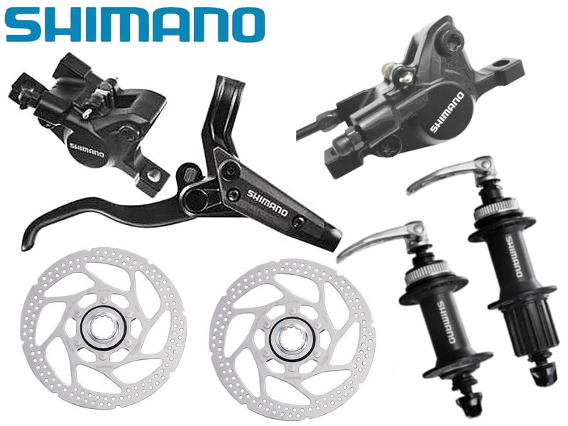 Freio a Disco  Hidráulico Shimano Alivio M446 Preto c/ Cubos Frete Gratis!
