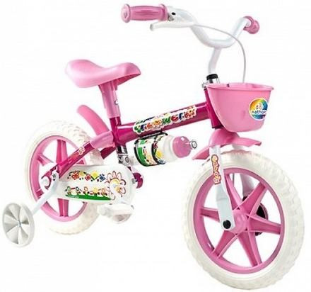 Bicicletas Infantil feminina   Aro 12   Nathor