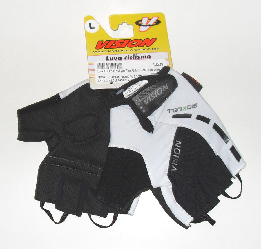 Luva Profissional Vision Bio Cell Gel Aberta