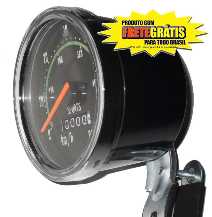 Velocímetro Bicicleta Ponteiro 60km Analogico Frete Grátis!