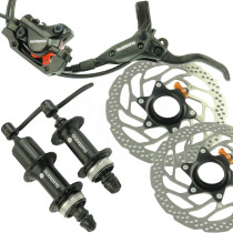 Freio a Disco  Hidráulico Shimano M395 Preto c/ Cubos e Discos