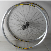 rodas 27 aero raio inox cubo rolamentado com blocagem montadas