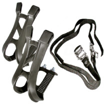 Pedaleira de Nylon com correias para MTB