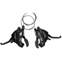 Alavancas Rapid fire 21v Sunstar base em alumínio