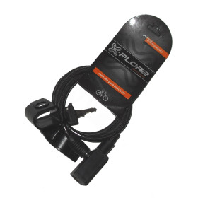 Cadeado para Bicicleta Chave X-Plore 6x1000mm com Suporte