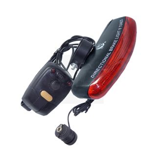 Sinalizador Brake Light Red para Bicicleta com Luz, Pisca e Buzina