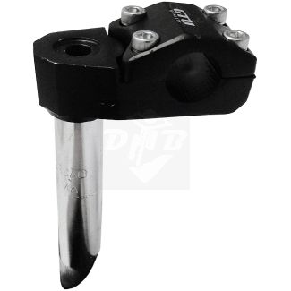 Suporte de Guidao Cross 4 Parafusos Alum. Preto GTU