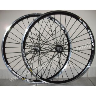 Rodas Vzan Aero 26 Cubo Rolamentado Roletado Raios Preto