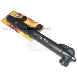 Bomba Mini Pump De Ar Mini Pump Giyo GP45L c/ Alavanca Telescopica para Bike