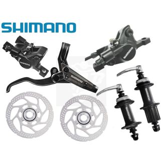 Freio a Disco  Hidráulico Shimano Alivio M446 Preto c/ Cubos Frete Gratis!