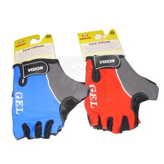 Luva Profissional Gel Aberta Cores M/G/E.G