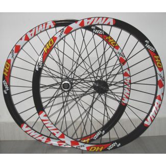 Rodas Disco Vmaxx Vzan 26 Cubo Shimano Centerlock Cassete 8/9v Raios Preto