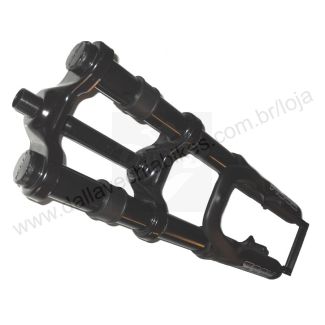 Garfo Suspensao Zoom 621 Gordo Preta Standard