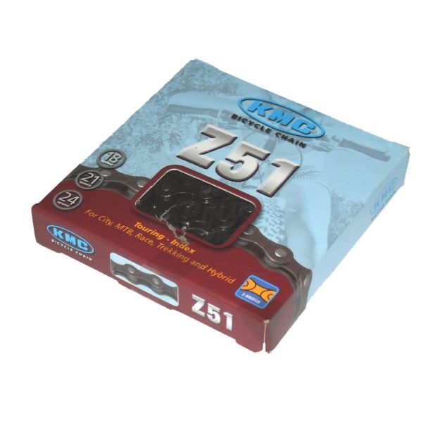 Corrente Kmc Z51 Compativel Shimano 21/24v Link Emenda