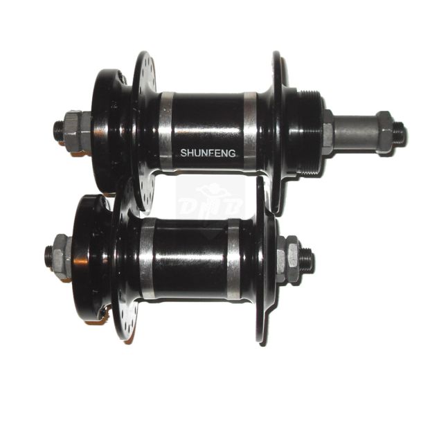 Cubos Discos Dianteiro e Traseiro Rolamentados Shunfeng c/ Blocagem