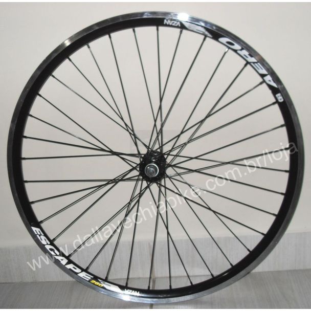 Rodas Vzan Aero 26 Cubo Rolamentado Roletado Raios Preto
