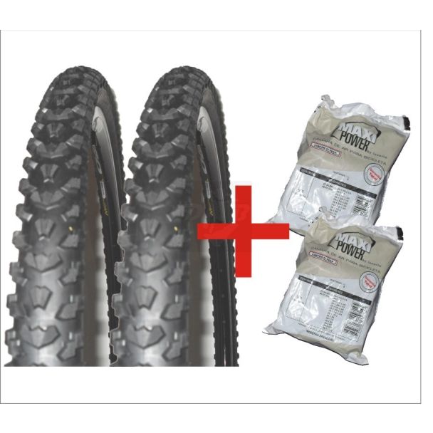 2 Pneu Excess 26 MTB + 2 Camaras de ar