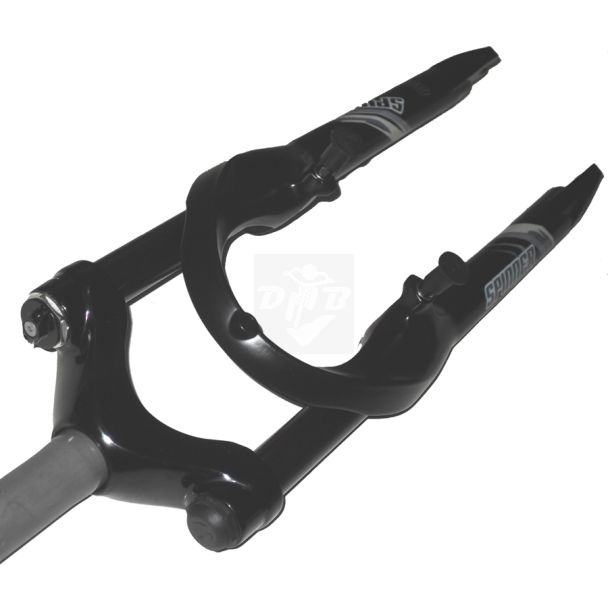 Garfo Suspençao Grind Over Headset Bicicleta Mtb Preto