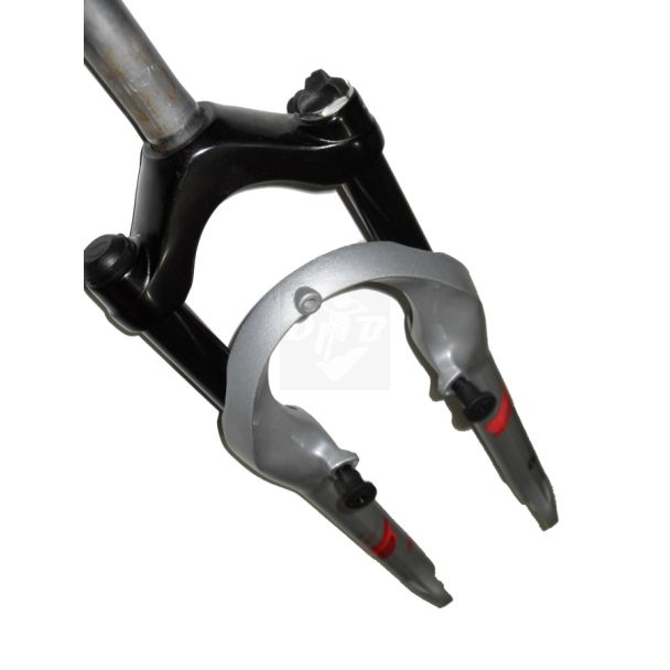 Garfo Suspençao Grind Standard Rosca Bicicleta Mtb Prata