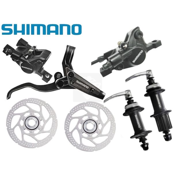 Freio a Disco  Hidráulico Shimano Alivio M446 Preto c/ Cubos Frete Gratis!