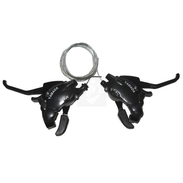 Alavancas Rapid fire 21v Yamada base em alumínio 