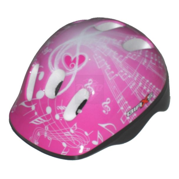 Capacete Ciclista Infantil  Rosa Biaxs