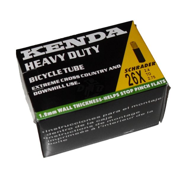 Câmara de ar Kenda DH pesado e Extremo Cross  Country 26 x 2.4 / 2.75 - Heavy Duty