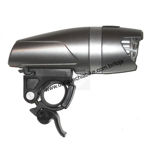 Farol Turbo Led 3W SG365 + Sinalizador traseiro SG006T 0,5W para Bicicleta