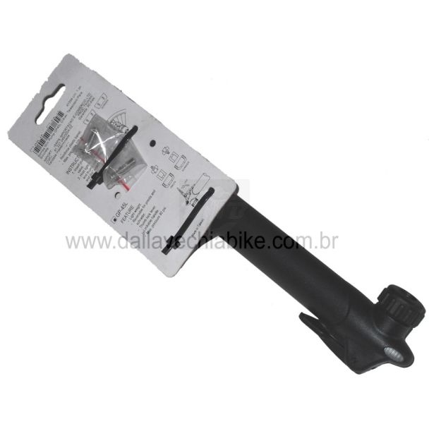 Bomba Mini Pump De Ar Mini Pump Giyo GP45L c/ Alavanca Telescopica para Bike