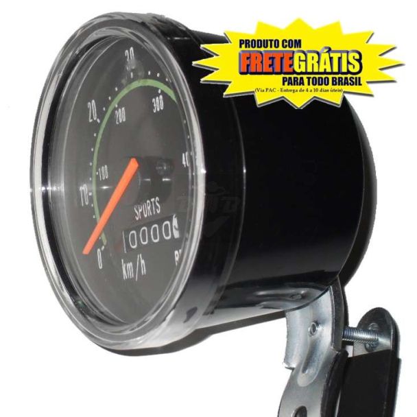 Velocímetro Bicicleta Ponteiro 60km Analogico Frete Grátis!