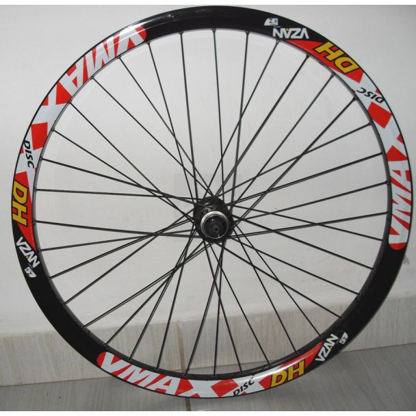 Rodas Disco Vmaxx Vzan 26 Cubo Shimano Centerlock Cassete 8/9v Raios Preto